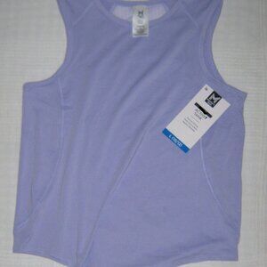 NWT Members Mark Womens Active Tank Mesh Insert in Back Moisture Wicking L 10/12
